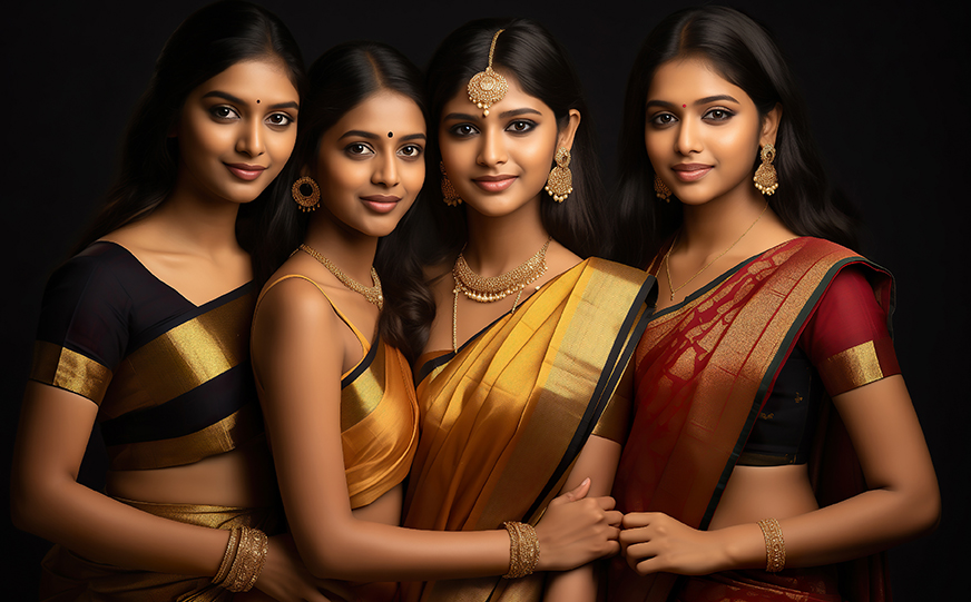 Fashion Costume Jewellery and Traditonal Sarees, Singapore - ATVIKA