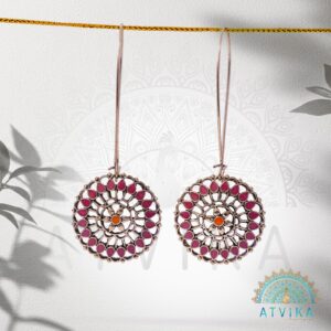 Mandala Blossom Drop Earrings