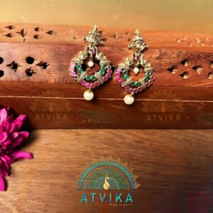 Divine Temple Drop Earrings