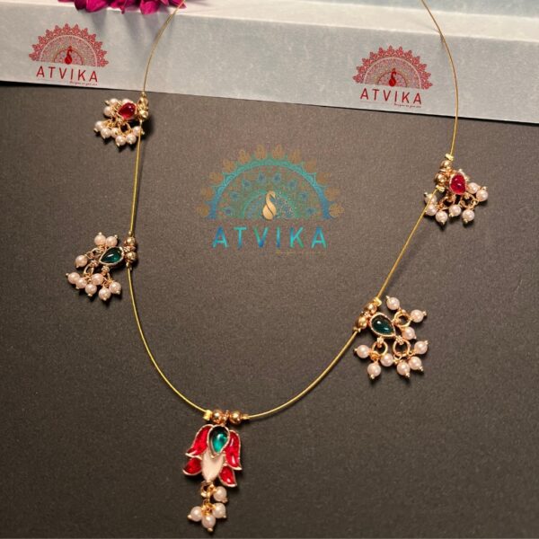 Lotus Blossom Invisible Thread Necklace