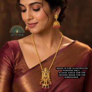 Balaji Chain with Matching Jhumkas