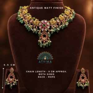 Kemp Kundan Stone Grand Necklace