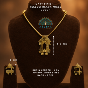 Chariot Kolam Necklace